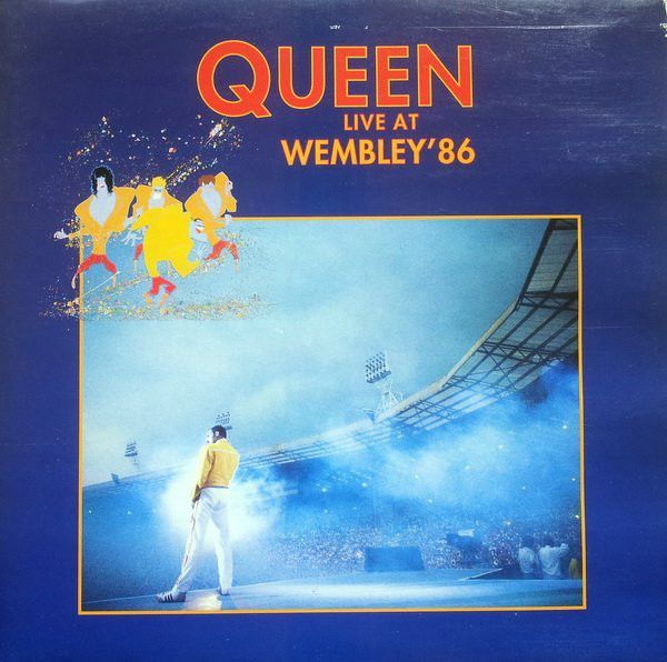 Portada original del álbum Live At Wembley '86, lanzado en 1992.