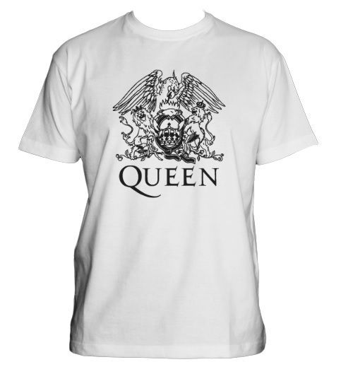 camiseta queen blanca