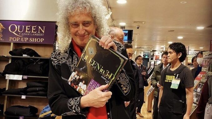 brian may queen in 3-d 3d japon japan