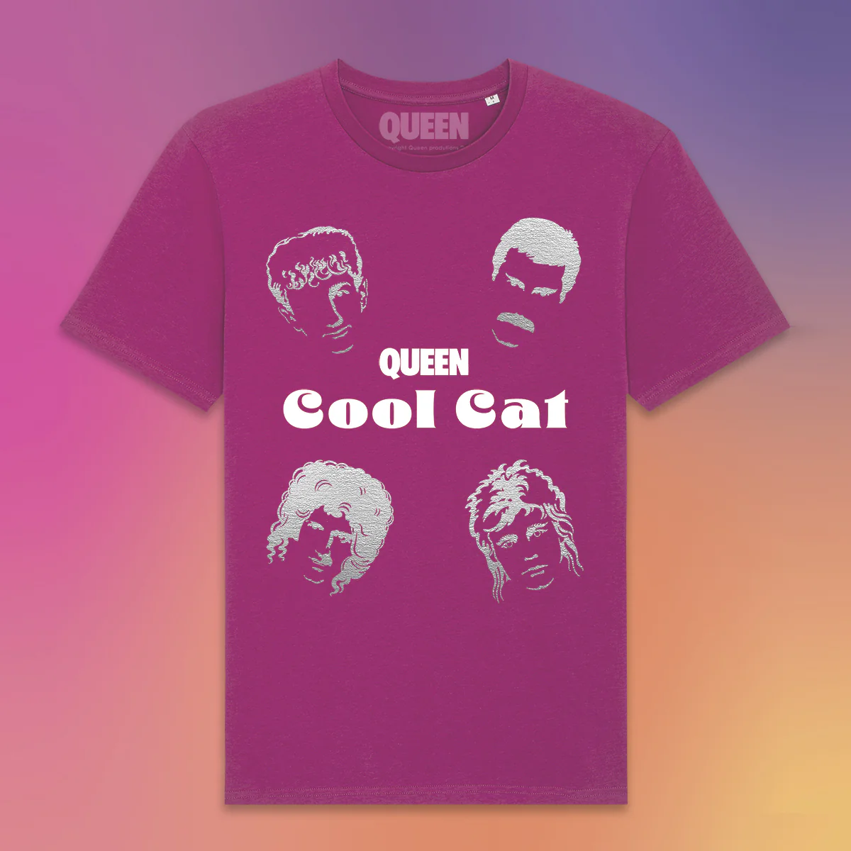 Queen Cool Cat Camiseta aqueenofmagic