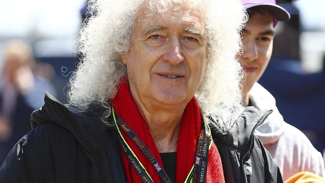 brian may queen f1 silverstone