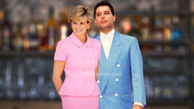 Lady Diana Freddie Mercury aqueenofmagic