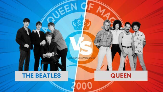 the beatles vs queen aqueenofmagic