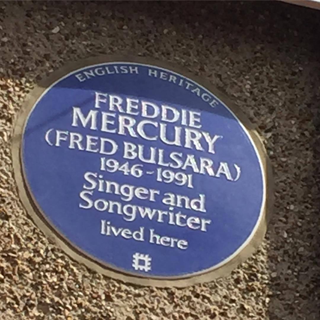 placa azul freddie mercury feltham